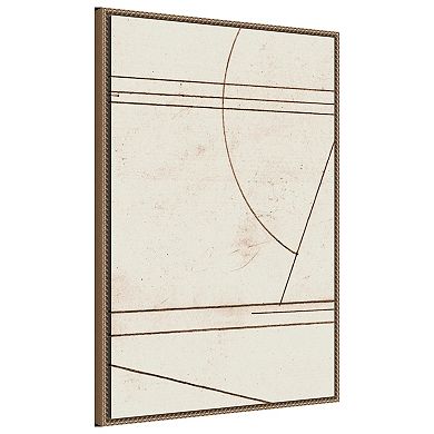 Minmod No1 By Dan Hobday Framed Canvas Wall Art Print