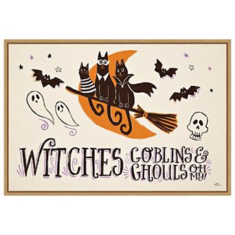 Spooktacular I By Janelle Penner Framed Canvas Wall Art Print