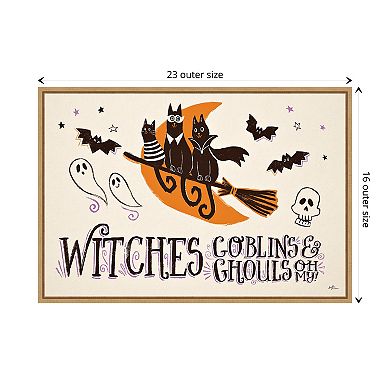 Spooktacular I By Janelle Penner Framed Canvas Wall Art Print