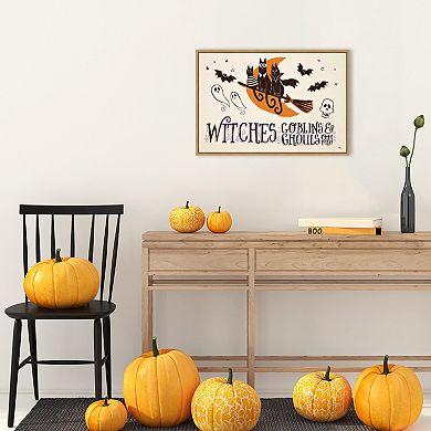 Spooktacular I By Janelle Penner Framed Canvas Wall Art Print