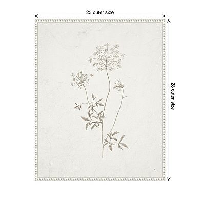 Plants From The Meadow Iii By Sarah Adams Framed Canvas Wall Art Print