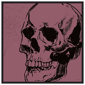 Haunted Halloween Xiii By Anne Tavoletti Framed Canvas Wall Art Print