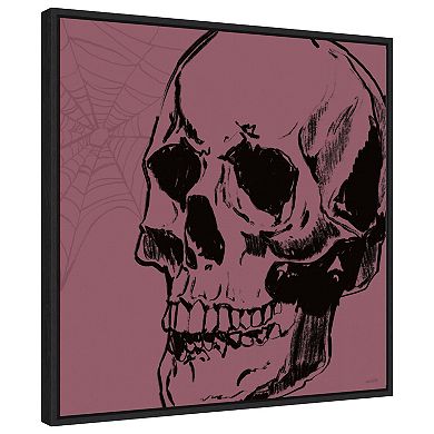 Haunted Halloween Xiii By Anne Tavoletti Framed Canvas Wall Art Print