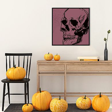 Haunted Halloween Xiii By Anne Tavoletti Framed Canvas Wall Art Print