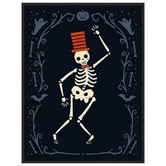 Skeleton Crew Ii By Victoria Barnes Framed Canvas Wall Art Print