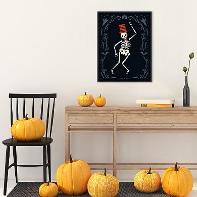 Skeleton Crew Ii By Victoria Barnes Framed Canvas Wall Art Print
