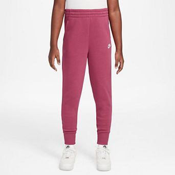 Girls 8-20 Nike Sportswear Club Fleece High-Waisted Fitted Pants