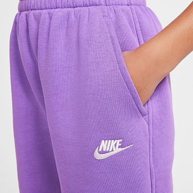 Girls 7-16 Nike Sportswear Classic Logo Club Oversized Fleece Pants