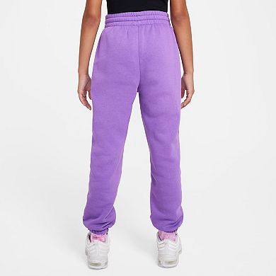 Girls 7-16 Nike Sportswear Classic Logo Club Oversized Fleece Pants