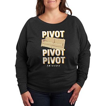 Plus Size Friends Pivot Couch Graphic Tee