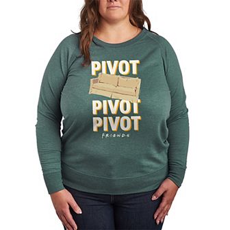 Plus Size Friends Pivot Couch Graphic Tee