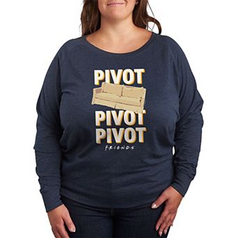 Plus Size Friends Pivot Couch Graphic Tee