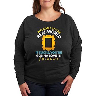 Plus Size Friends The Real World Graphic Tee