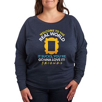Plus Size Friends The Real World Graphic Tee