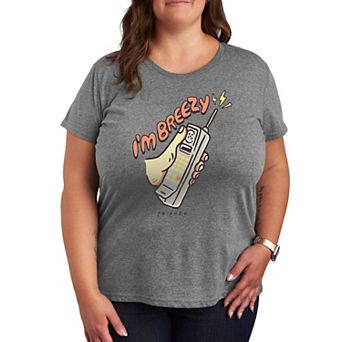Plus Size Friends Breezy Graphic Tee