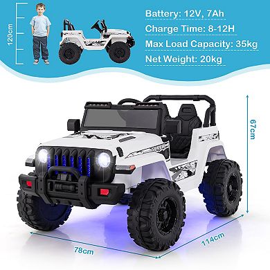 12V Kids Ride-on Jeep Car with 2.4 G Remote Control
