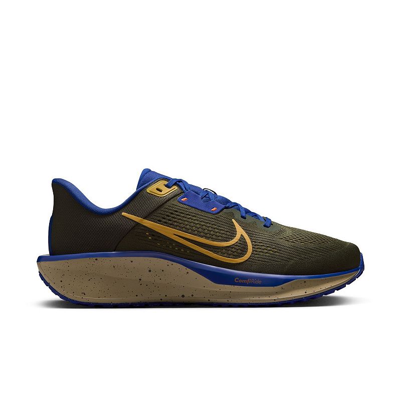 Nike Quest 6 Men's Road Running Shoes, Size: 9.5, Cargo Green Gold