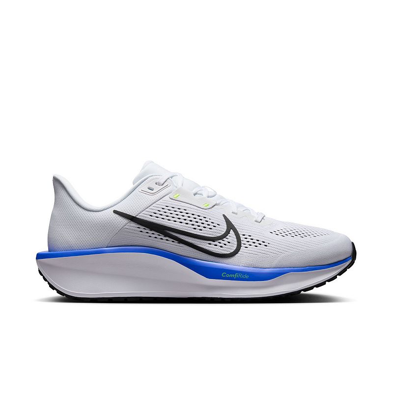 Nike Quest 6 Men's Road Running Shoes, Size: 12, White Black Royal