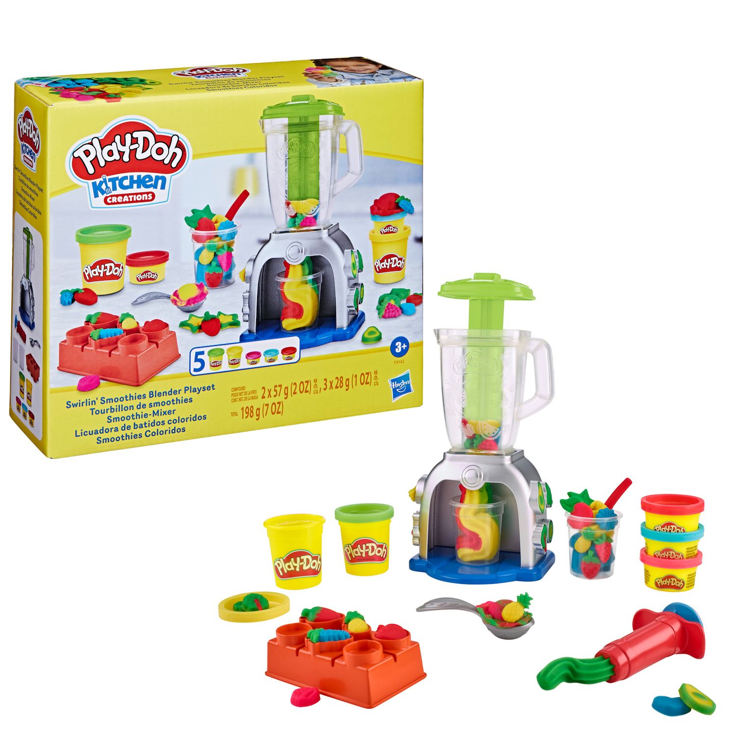 Детский игровой набор Play-Doh Swirlin' Smoothies Blender Playset — фото 1