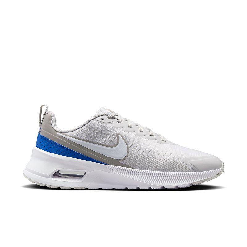 Nike Air Max Nuaxis Men's Running Shoes, Women's, Size: 8, Gray White Blue