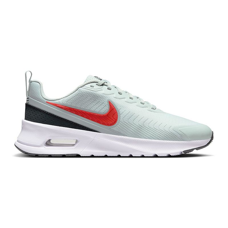 Nike Air Max Nuaxis Men's Running Shoes, Size: 11.5, Light Silver Red