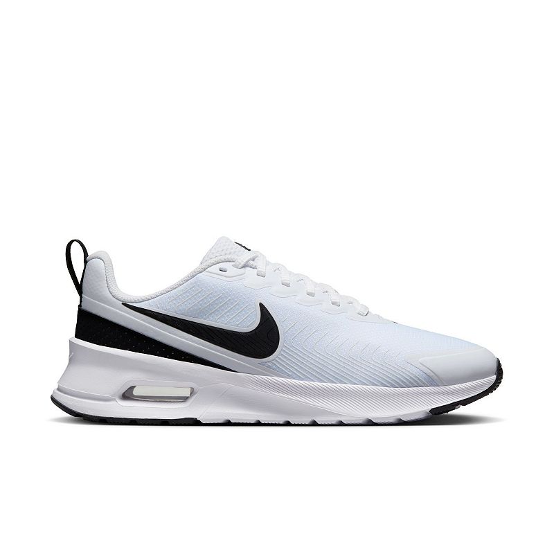 Nike Air Max Nuaxis Men's Running Shoes, Women's, Size: 10.5, White Black White