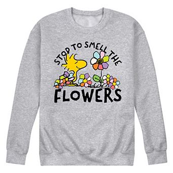 Men's Peanuts Stop & Smell The Flowers Long Sleeve