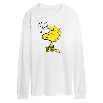 Men's Peanuts Woostock Singing Long Sleeve