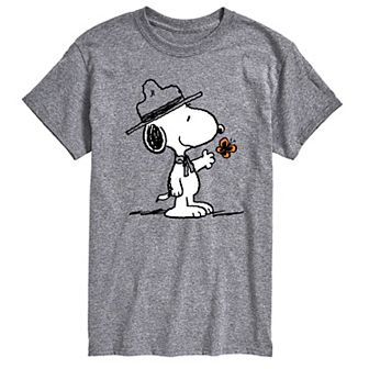 Men's Peanuts Ranger Snoopy & Butterfly Graphic Tee
