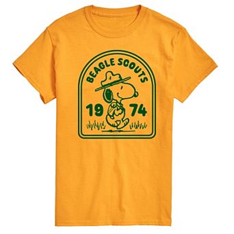 Men's Peanuts Beagle Scouts Badge Graphic Tee