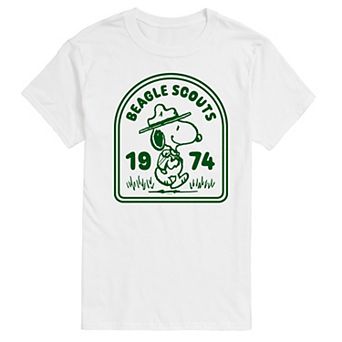 Men's Peanuts Beagle Scouts Badge Graphic Tee