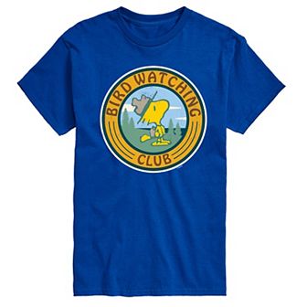 Men's Peanuts Bird Watching Graphic Tee