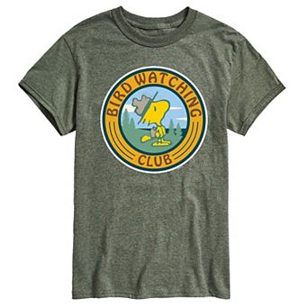 Men's Peanuts Bird Watching Graphic Tee