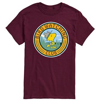 Men's Peanuts Bird Watching Graphic Tee