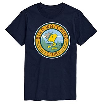 Men's Peanuts Bird Watching Graphic Tee