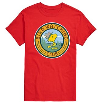 Men's Peanuts Bird Watching Graphic Tee