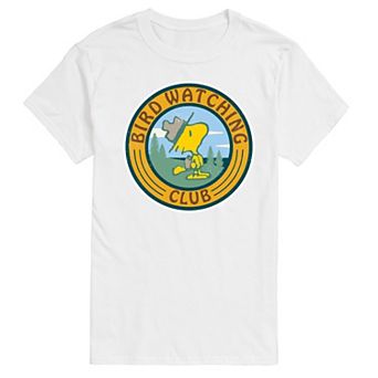 Men's Peanuts Bird Watching Graphic Tee