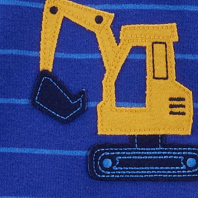 Baby & Toddler Boy Carter's Construction Snug Fit Footed Pajamas