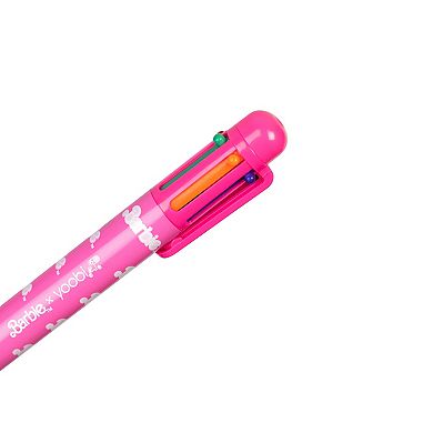 Yoobi Magenta Barbie 6-Ink Ballpoint Pen