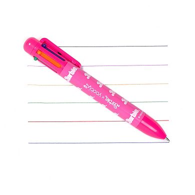 Yoobi Magenta Barbie 6-Ink Ballpoint Pen