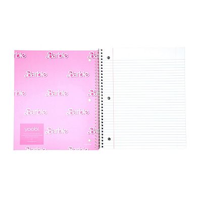Yoobi Pink Barbie 1-Subject Spiral Notebook