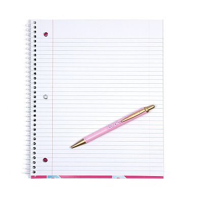 Yoobi Pink Barbie 1-Subject Spiral Notebook