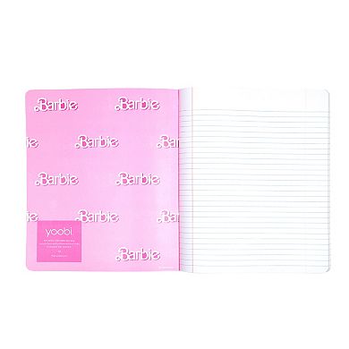 Yoobi Barbie Classic Striped Composition Book