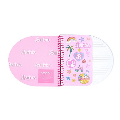 Yoobi Barbie Silhouette Spiral Journal