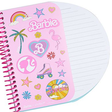 Yoobi Barbie Silhouette Spiral Journal