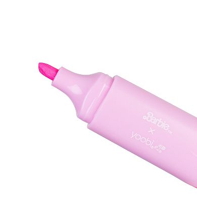 Yoobi Barbie 6-Pack Mini Multicolor Highlighters