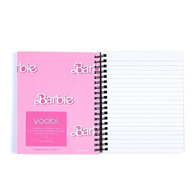 Yoobi Barbie Spiral Mini Notebook With Pen