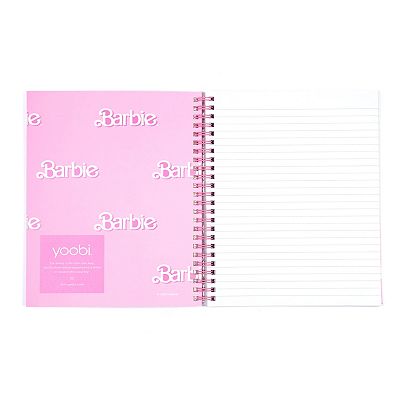 Yoobi Pink Barbie 4-pc. Spiral Journal