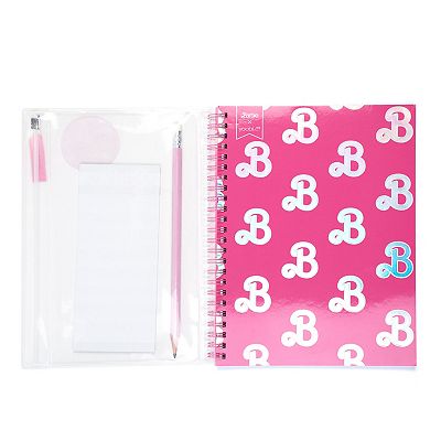 Yoobi Pink Barbie 4-pc. Spiral Journal