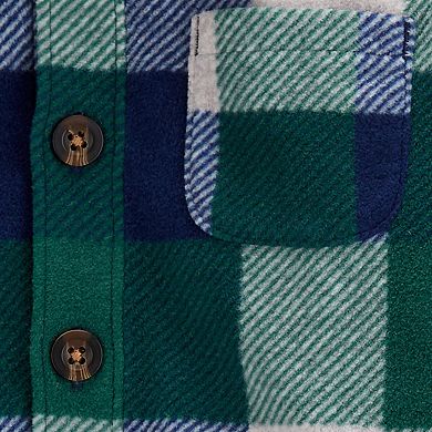 Baby Boy Carter's 3-Piece Plaid Fleece Little Jacket Set